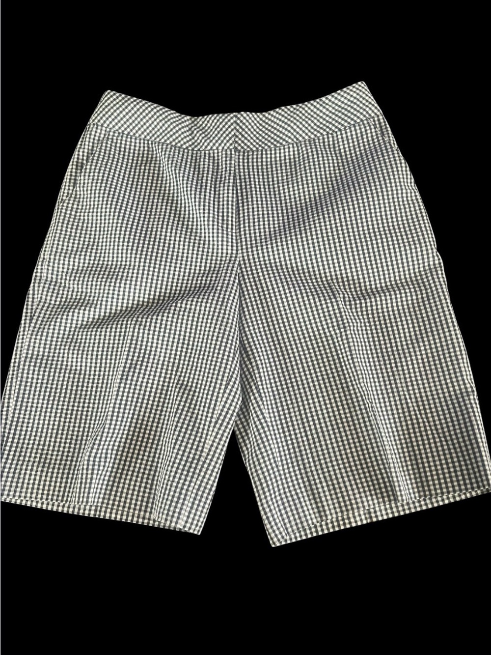 Saks Fifth Avenue Gingham Walking Shorts Size 6